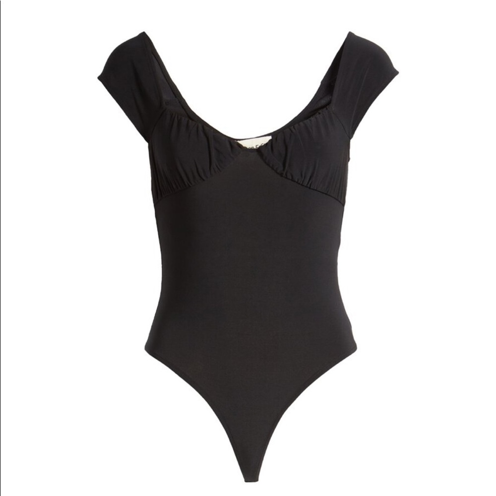 Open Edit Shirred bodysuit